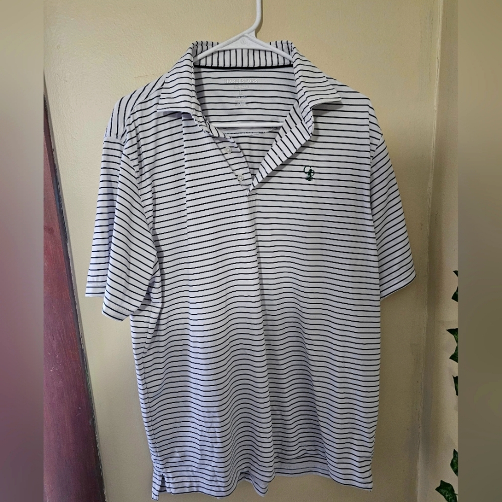 Men's gold polo